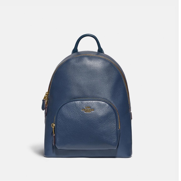 Coach Leather Carrie Backpack - Picture 1 of 15